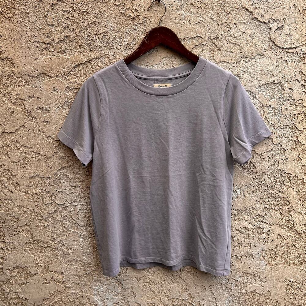 Madewell Supima Cotton Crewneck Essential T Shirt Size M